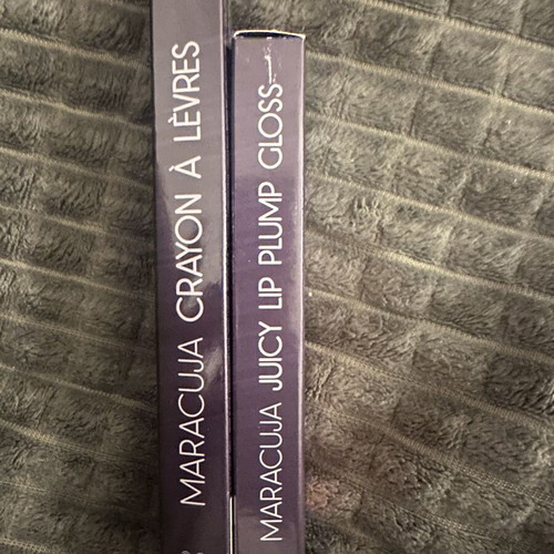 Tarte Maracuja Juicy Lip Liner Red and Lip Plump Gloss White Peach new