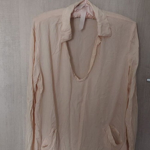 Benetton shirt size M used, 100% viscose, pink antique