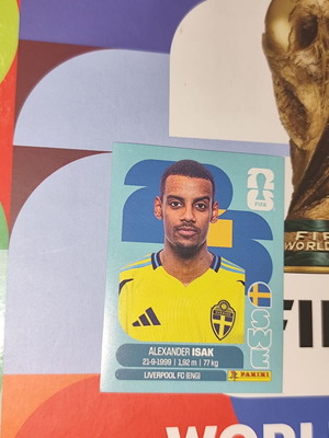 Alexander Isak World Cup 2026 Panini Sticker like new