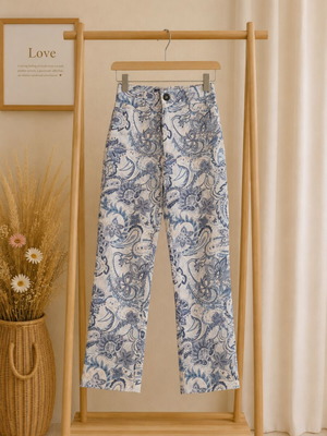 Zara pants like new, size XS, blue