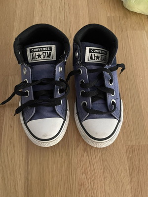 Converse All Star παιδικά παπούτσια σαν καινούργιο, μέγεθος 28, μαύρο και μπλε
