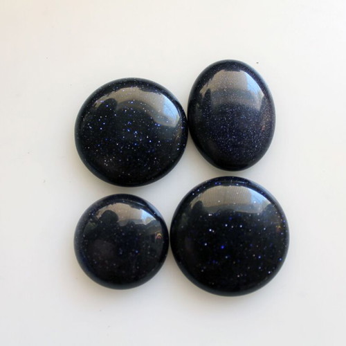 Cabochon Blue Golstone set for jewelry making, new