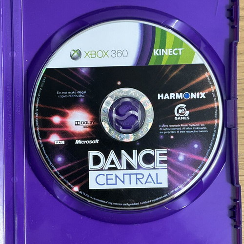 Dance Central Xbox 360 Kinect game used