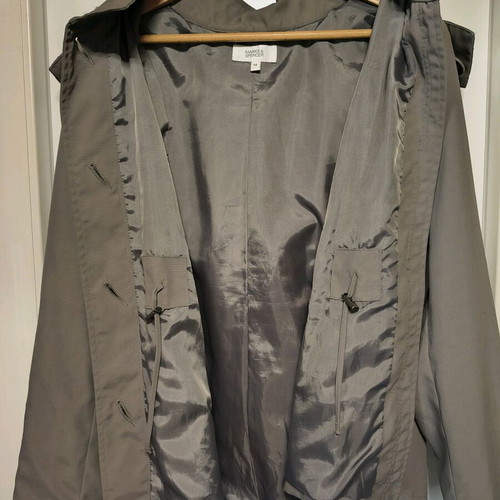 Marks and Spencer lightweight jacket like new, grey-beige, size 14