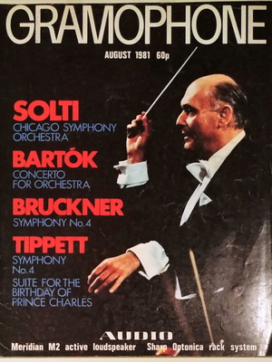 Gramophone Magazine August 1981 used