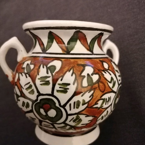 Roditiko vase used, hand-painted, Lindos Rhodes