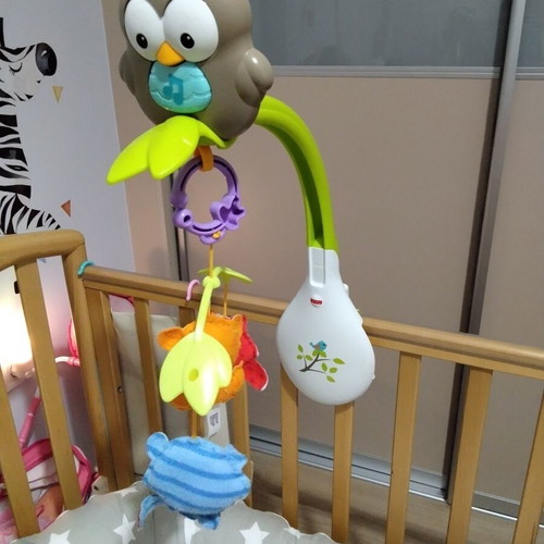 Fisher-Price Musical Rotating Crib Mobile 3 in 1 used