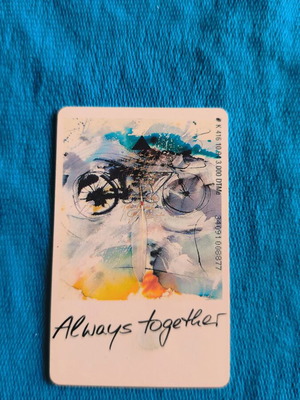 German phone card used