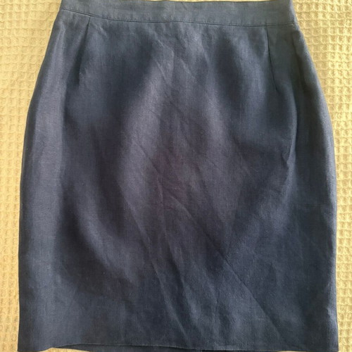 Artisti Italiani navy linen skirt like new, size M