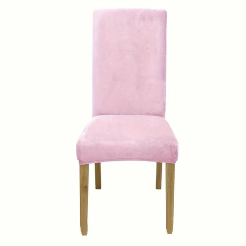 Chair cover new, pack of 4, pink