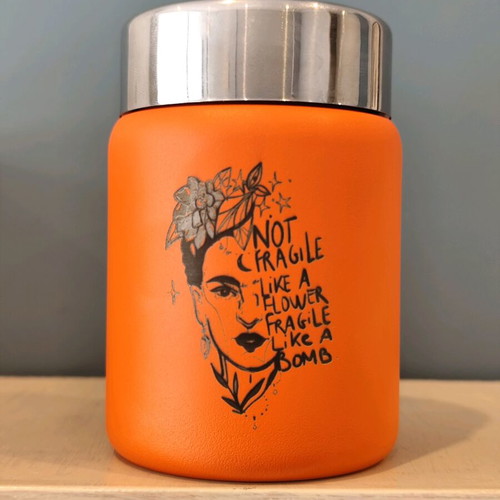 Frida Kahlo thermal mug new stainless steel 304