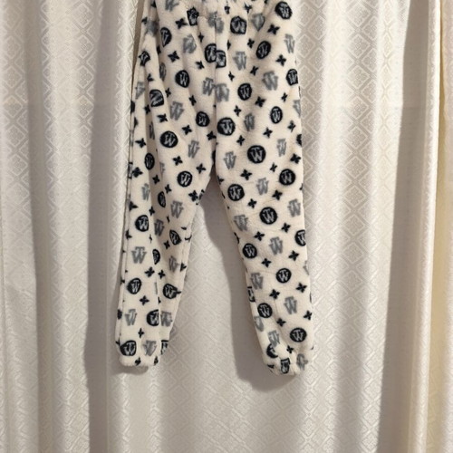 Fleece pants like new, size M, multicolor