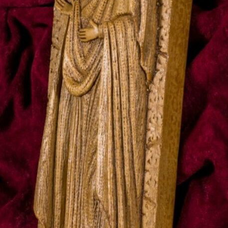 Panagia Gerontsissa icon made of wax, mastic and incense new