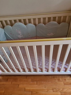 Mothercare Humphrey's Corner baby cots with mattresses, set of 2