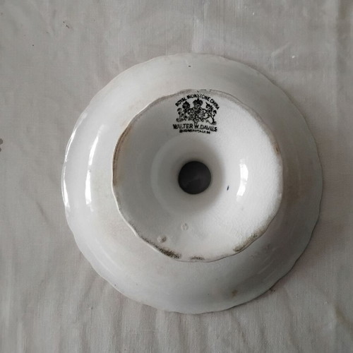 Walter W. Davies Birmingham Antique Porcelain Fruit Bowl used