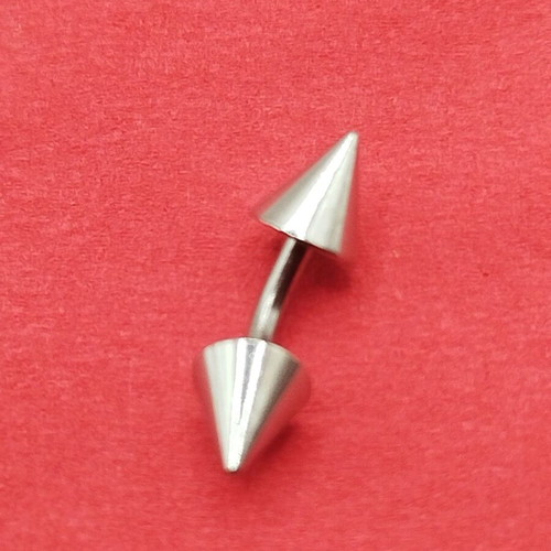 Steel Navel Earrings Screw Arrow Design New
