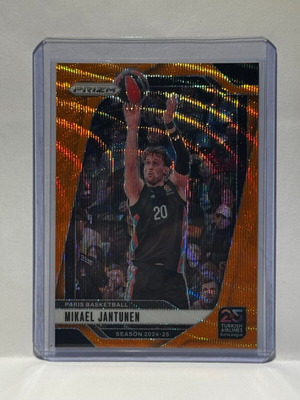 2024-25 Panini Prizm Euroleague Mikael Jantunen #79 Orange Prizm card new