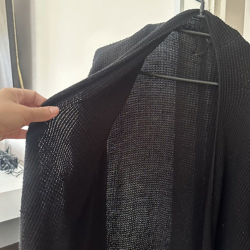 Knitted cardigan Pull & Bear like new, black, size L