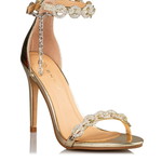 Envie Shoes women's sandals gold with strass, new
