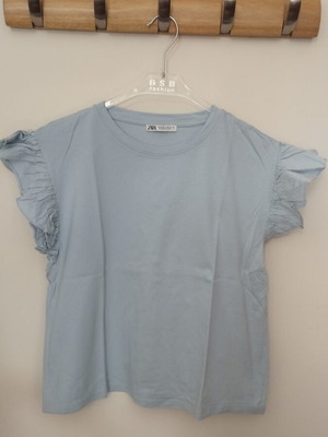 Zara T-shirt, blue, size M
