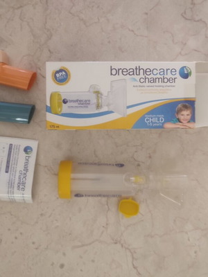 Breathecare Chamber Child 1-5 Years like new, BPA free medical device