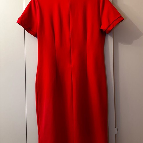Lauren Ralph Lauren dress like new, size M, red with gold buttons