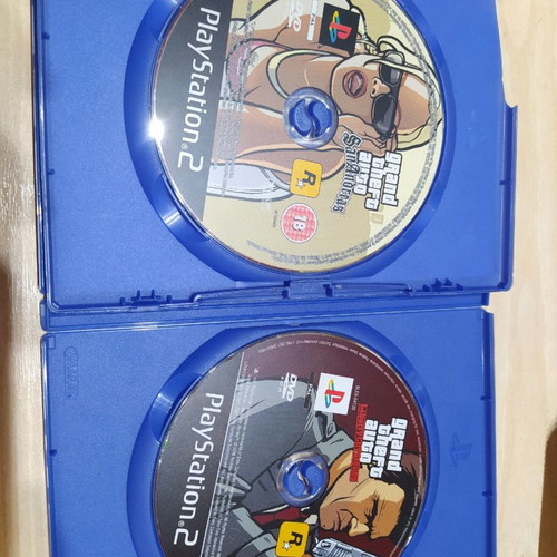 Grand Theft Auto San Andreas and Liberty City Stories PS2 games used