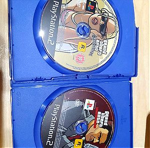 GRAND THEFT AUTO San Andreas + Liberty City Stories (PS2)