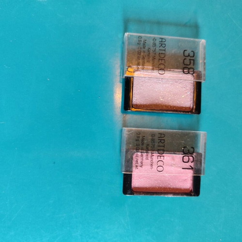 Artdeco and Biolife eyeshadows used, set of 3 pieces