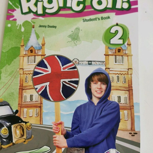 Right On Student Book 2 like new, English