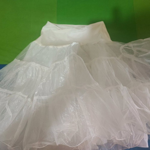 Maxi tulle skirt white like new