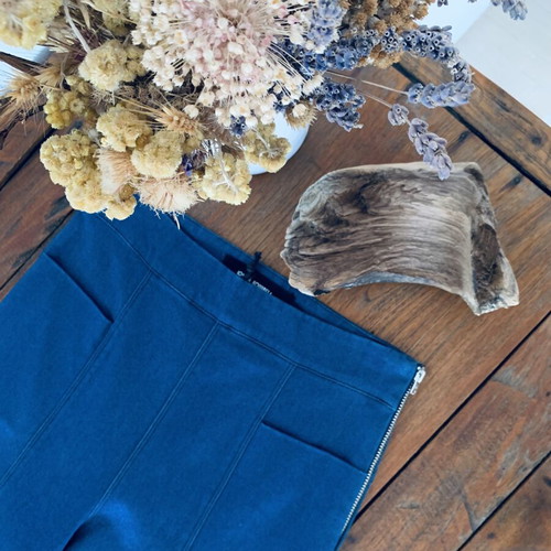 High-waisted pants Ioanna Kourbela new, blue, size S