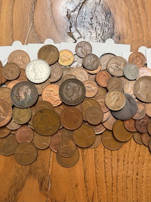 United Kingdom coins used, pack of 177 pieces