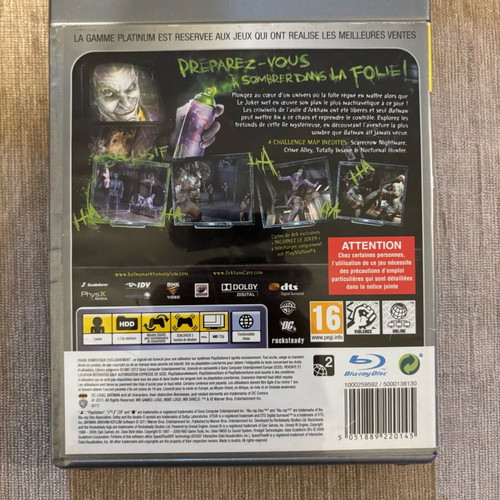 Batman Arkham Asylum Game of the Year Edition PlayStation 3 used complete