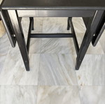 Extendable black table