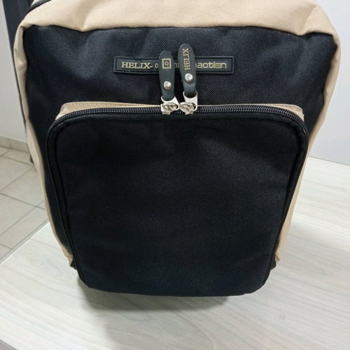 Crossbody bag new, black, durable material for cyclists