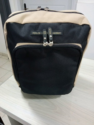 Crossbody bag new, black, durable material for cyclists