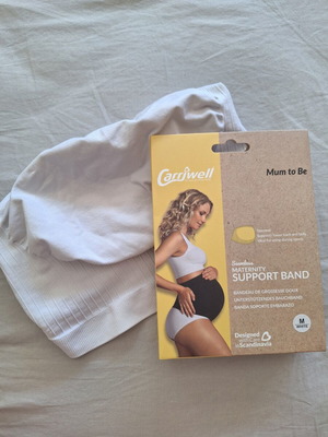 Carriwell Seamless Maternity Support Band white size M new