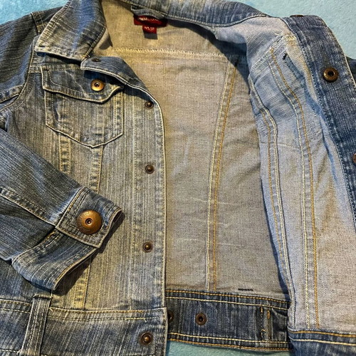 H&M L.O.G.G. kids denim jacket like new, size 9–10 years (140)