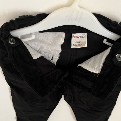 Matou France No2 black pants for boy like new
