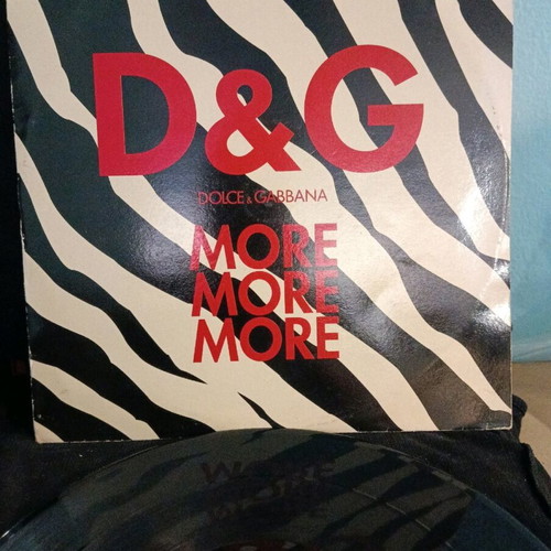 Dolce &Cabbana More More vinyl used, electronic