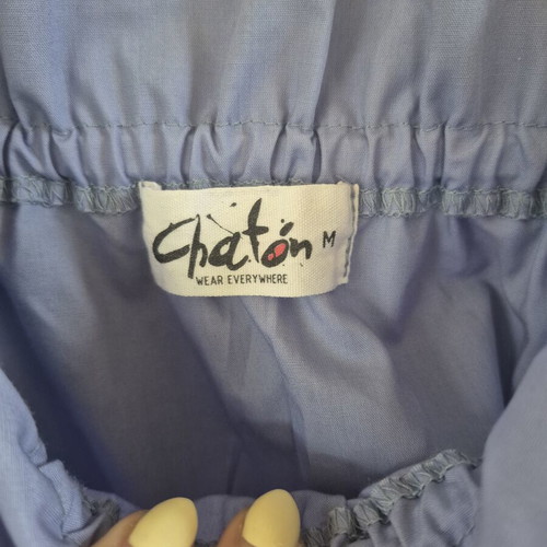 Chaton lilac summer midi dress with ruffles, like new