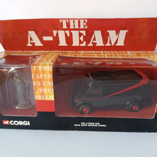 The A-Team Corgi 1/36 scale metal car with Mr T figure new