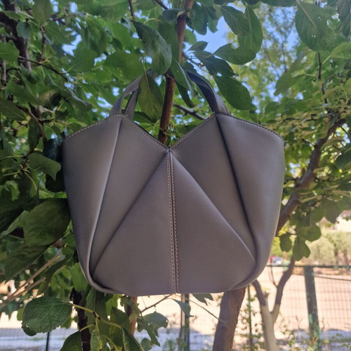 Women's bag new, white and gray, beautiful design