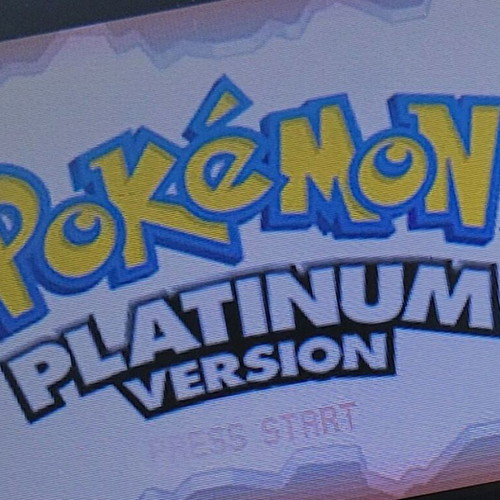 Pokemon Platinum 3DS game cartridge