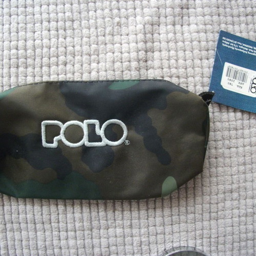 Polo bag from 1990, new, camouflage color