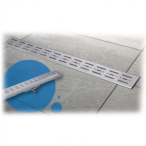 Shower Drain Channel with Inox Grate Φ50 40×8.1 cm new