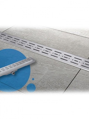 Shower Drain Channel with Inox Grate Φ50 40×8.1 cm new