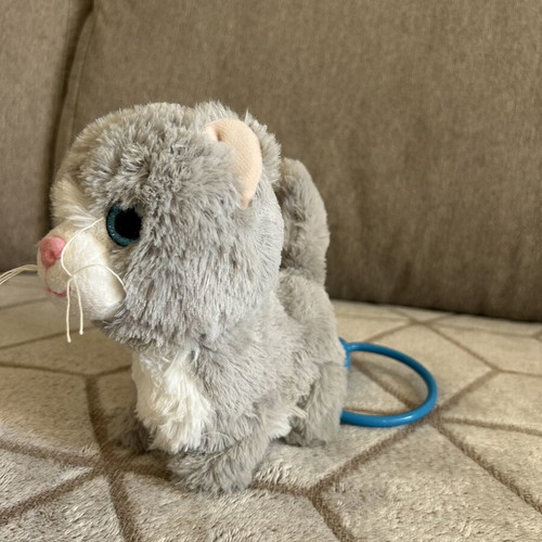 Kids cat toy with sound and walk, used