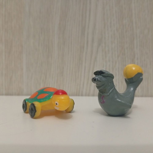 Kinder Surprise Joy Summer Time Sea World Funny Water Animals figures used, set
